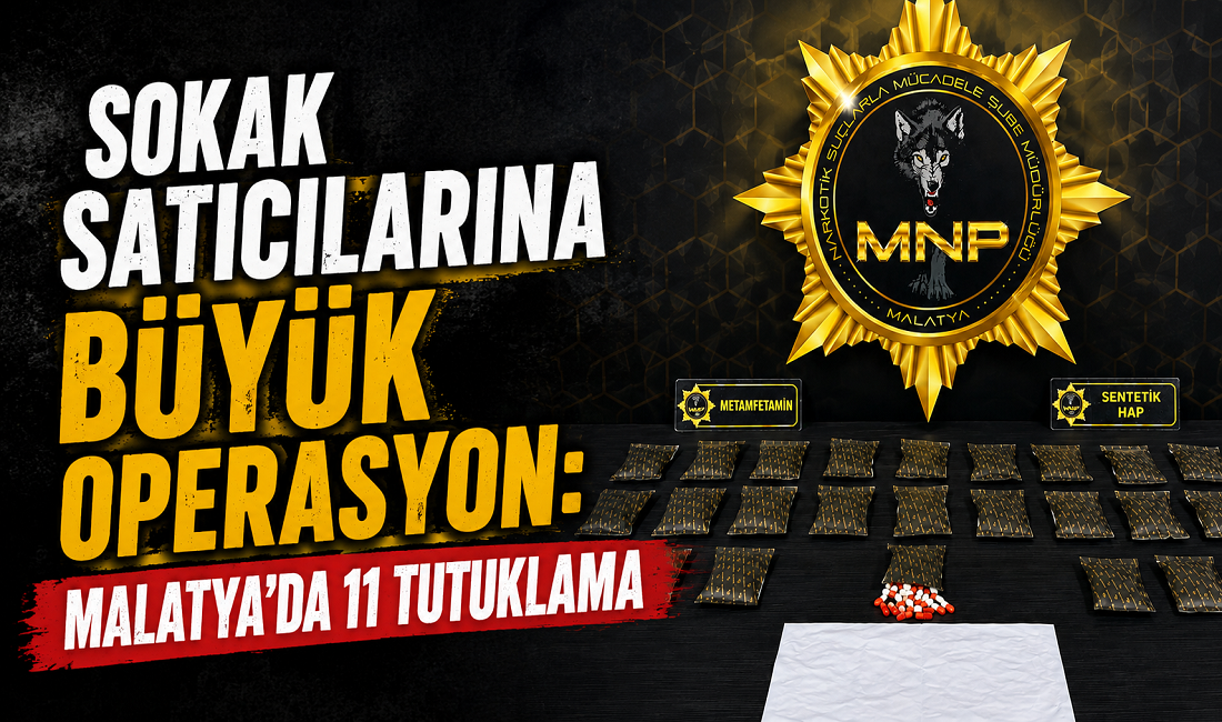 Malatya’da narkotik ekiplerinin günler süren takibi dikkat çeken bir operasyonla
