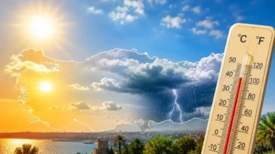 Meteoroloji'nin son tahminlerine göre, yurt genelinde hava sıcaklıkları mevsim normallerinin