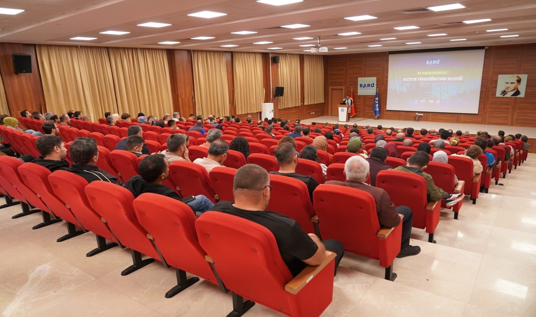 Bartın Üniversitesinin (BARÜ) Bilim Kafe etkinliğinde Gazze’de yaşanan savaşın yükseköğretim