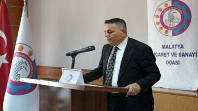 Anadolu Sektör Buluşmaları-Malatya programında konuşan Malatya Ticaret ve Sanayi Odası