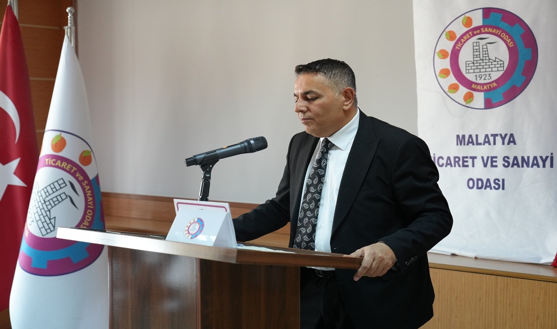 Anadolu Sektör Buluşmaları-Malatya programında konuşan Malatya Ticaret ve Sanayi Odası
