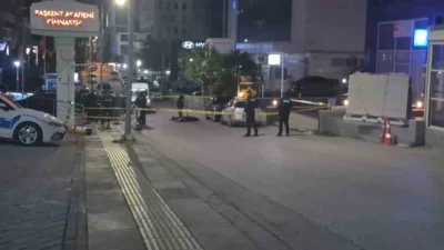 Ankara'nın Çankaya ilçesinde alacak-verecek meselesi nedeniyle çıkan silahlı kavgada 1